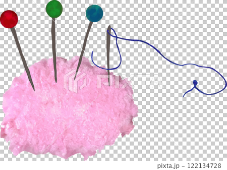 彩色別針和繡線 縫紉工具 手工藝品 彩色別針和繡線 縫紉工具 手工藝品 122134728