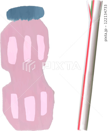 シャボン玉とストロー シャボン玉とストロー 122134733