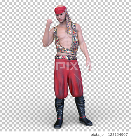 アラビアンコスチュームの男性 122134907