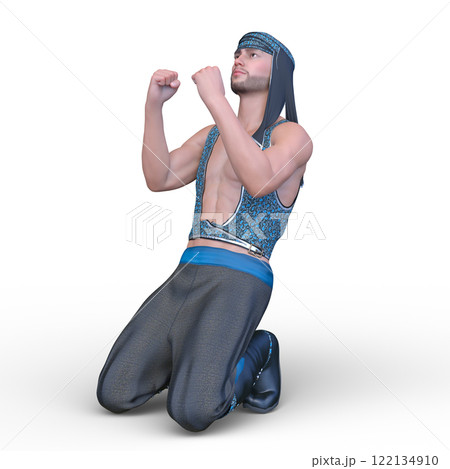 アラビアンコスチュームの男性 122134910