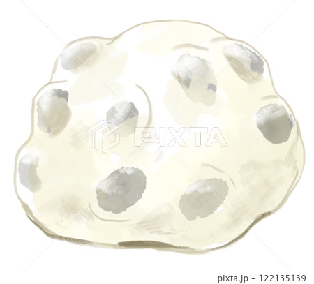 リアルな豆大福の水彩イラスト 122135139