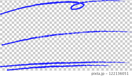 Hand-drawn curved lines (blue) Hand-drawn curved lines (blue) 122136051
