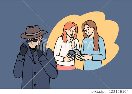 Man taps phone of women using malicious application downloaded from unverified source 122136164