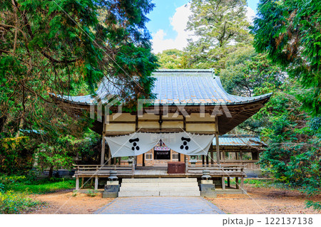 冬の萩城跡 志都岐山神社 山口県萩市 冬の萩城跡 志都岐山神社 山口県萩市 122137138