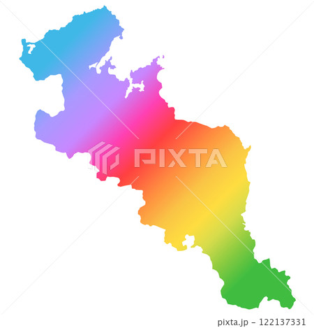 京都府地図 122137331