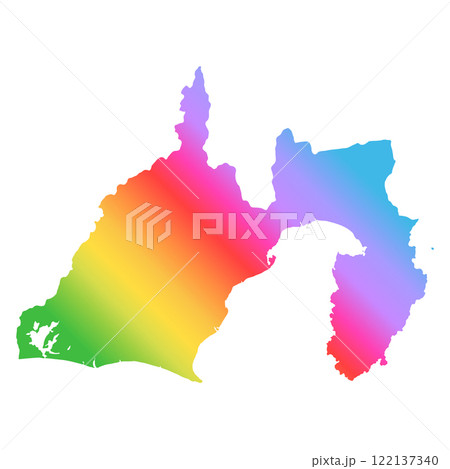 静岡県地図 静岡県地図 122137340