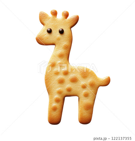 かわいいキリンの全身のクッキー。AI生成画像 122137355