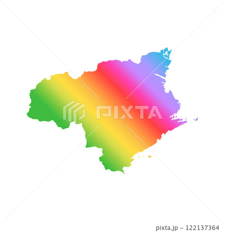 徳島県地図 122137364