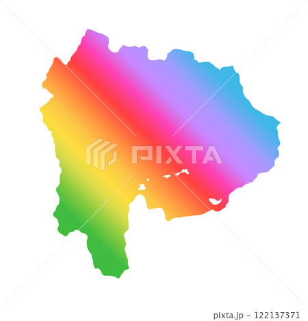 山梨県地図 122137371