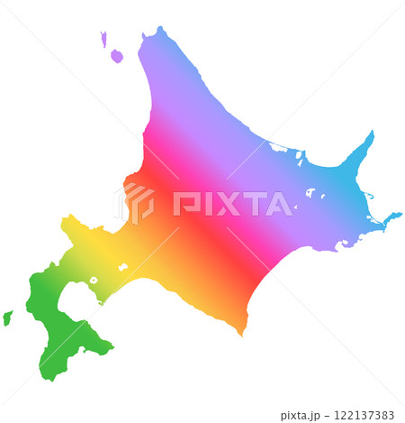 北海道地図 122137383
