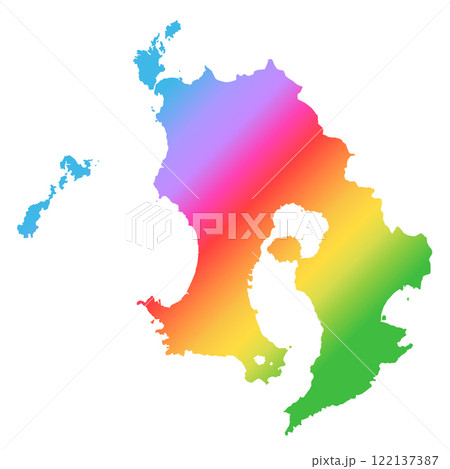鹿児島県地図 122137387