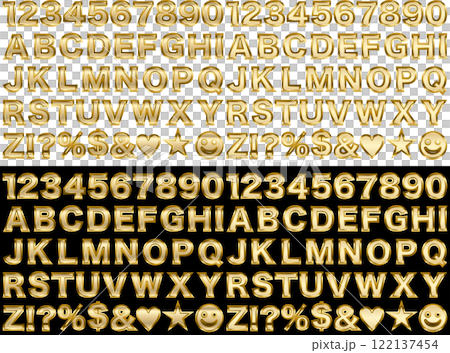 文字フチ1金、7白金 文字フチ1金、7白金 122137454