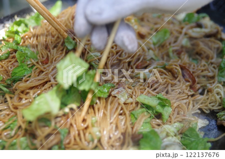 日本の食文化 焼きそば 洋風ソースと中国麺に和食味でアレンジ3 122137676