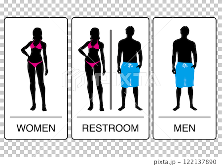 廁所標誌 122137890