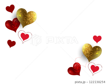 Foil valentines 122138254