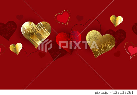 Valentines border 122138261