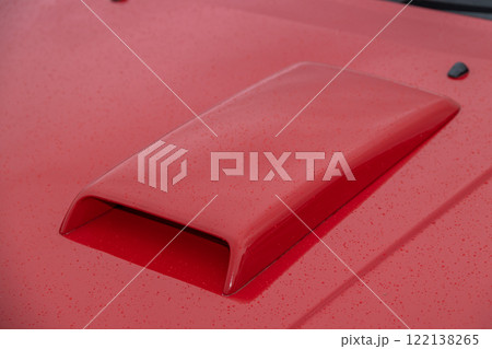 自動車の空気取り入れ口 Air intake of private car 自動車の空気取り入れ口 Air intake of private car 122138265