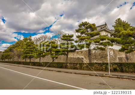 京都市中京区 二条城周辺の街並み 京都市中京区 二条城周辺の街並み 122139315