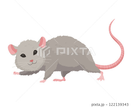 A delightful cute cartoon mice showcasing their adorable pose and expressions A delightful cute cartoon mice showcasing their adorable pose and expressions 122139343