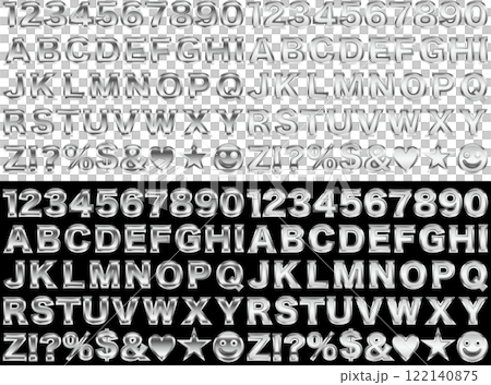 字母邊框2銀2銀 122140875