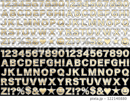 文字フチ2銀、7白金 122140880