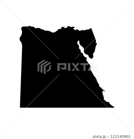 Egypt Map Icon 122140902