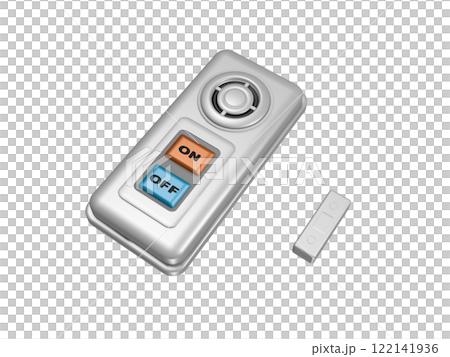 Crime prevention image (window security buzzer/window security alarm) Transparent material 122141936