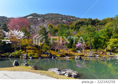 京都 天龍寺 春の庭園 京都 天龍寺 春の庭園 122142259
