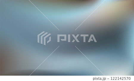 Soft holographic gradient background. Blue grey elegant curves 122142570