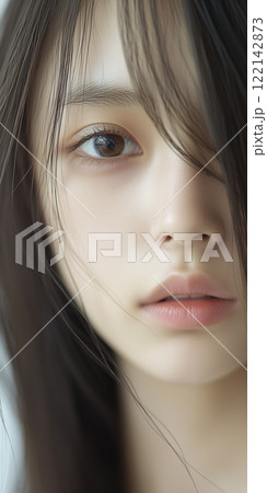 若い日本人女性のポートレート 若い日本人女性のポートレート 122142873