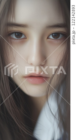 若い日本人女性のポートレート 若い日本人女性のポートレート 122142893