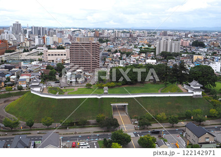 宇都宮城址公園  宇都宮市役所の展望室から見た全景【栃木県宇都宮市】 122142971