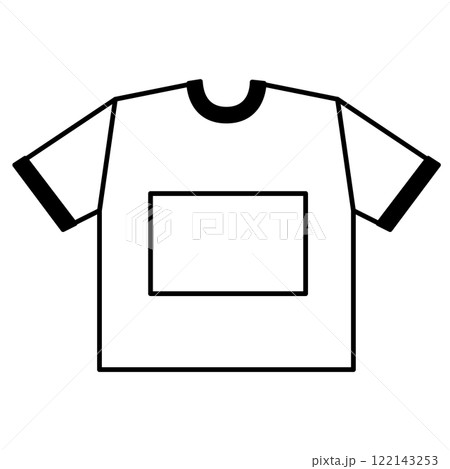 ゼッケンのついた体操服のイラスト素材 [122143253] - PIXTA