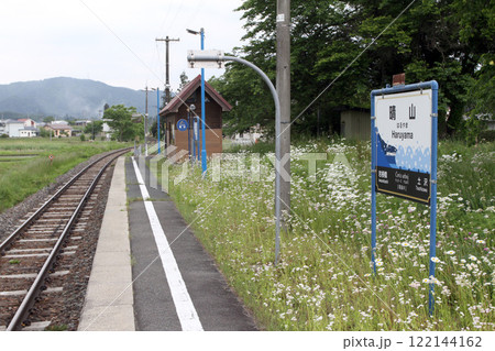 晴山駅　JR晴山駅　はるやま　Haruyama　Ĉeriz-arboj　チェリーズ・アルボイ：桜並木 122144162