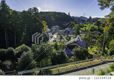 関ケ原　不破関　東山道と藤古川（関の藤川）　岐阜県関ケ原町 122144519