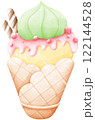 Ice cream cone 122144528
