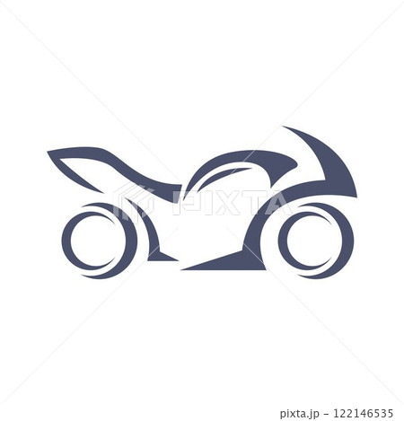 Motorcycle icon logo design Motorcycle icon logo design 122146535