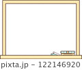 シンプルでかわいい黒板のフレーム2 122146920