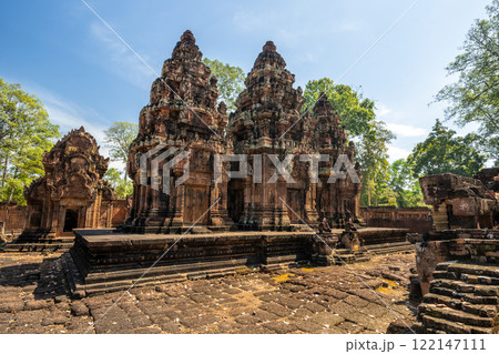 世界遺産 バンテアイ・スレイ寺院 (カンボジア) 世界遺産 バンテアイ・スレイ寺院 (カンボジア) 122147111