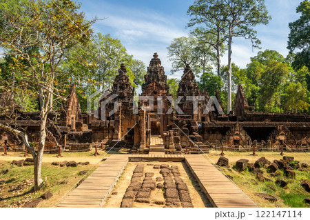 世界遺産 バンテアイ・スレイ寺院 (カンボジア) 世界遺産 バンテアイ・スレイ寺院 (カンボジア) 122147114