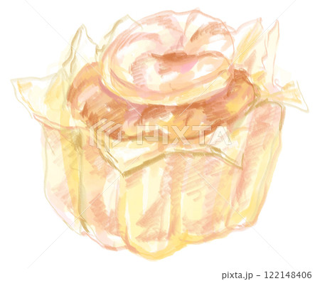 美味しそうな海老シューマイの水彩イラスト 122148406