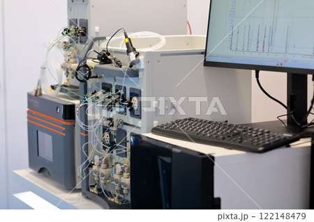 high performance liquid chromatography system high performance liquid chromatography system 122148479