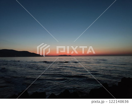 ドリームビーチの夕焼け 122148636