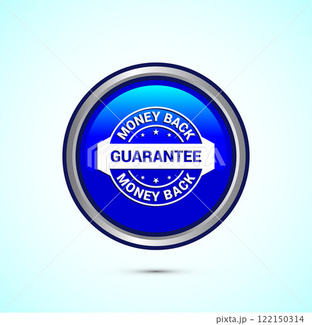 Money back guarantee icon design illustration. Money back guarantee badge and label 122150314