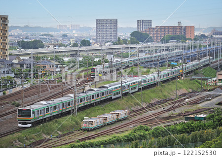 東海道本線　茅ヶ崎－平塚　JR東日本　E231系1000番台　K-37編成（国府津） 122152530