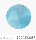Blue watercolor abstraction. Round spot. Design. 122153067