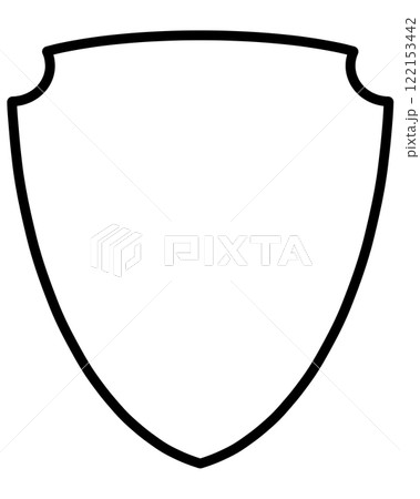 盾シールド風のフレーム 盾シールド風のフレーム 122153442