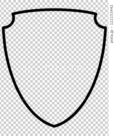 盾シールド風のフレーム 盾シールド風のフレーム 122153442