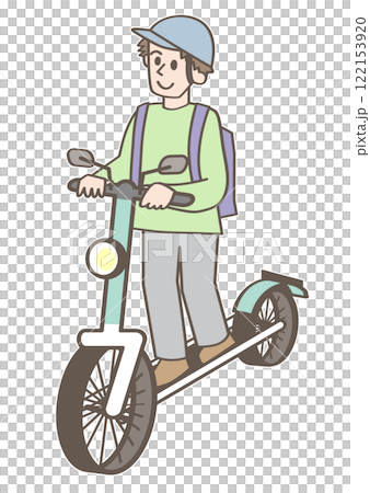 騎電動滑板車的人 122153920