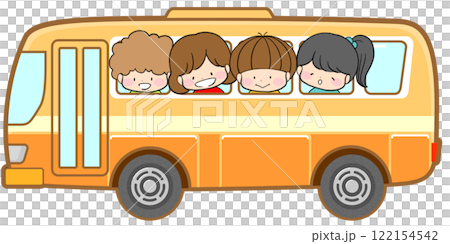 孩子們搭乘公車進行實地考察 122154542